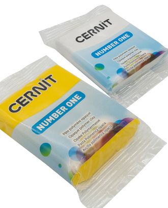Набор пластики полимерной запекаемой 'Cernit № 1' 56-62 гр. 2 шт, 027 белый/700 желтый арт. АРС-23723-1-АРС0001229936 Набор пластики полимерной запекаемой 'Cernit № 1' 56-62 гр. 2 шт, 027 белый/700 желтый арт. АРС-23723-1-АРС0001229936