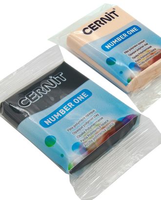 Набор пластики полимерной запекаемой 'Cernit № 1' 56-62 гр. 2 шт, 100 черный/425 телесный арт. АРС-23726-1-АРС0001229947 Набор пластики полимерной запекаемой 'Cernit № 1' 56-62 гр. 2 шт, 100 черный/425 телесный арт. АРС-23726-1-АРС0001229947