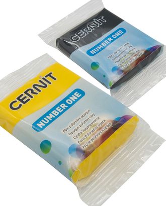 Набор пластики полимерной запекаемой 'Cernit № 1' 56-62 гр. 2 шт, 100 черный/700 желтый арт. АРС-23728-1-АРС0001229954 Набор пластики полимерной запекаемой 'Cernit № 1' 56-62 гр. 2 шт, 100 черный/700 желтый арт. АРС-23728-1-АРС0001229954