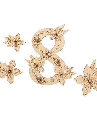 НБ-02/8 Набор деревянных заготовок к 8 марта 'Цветы', 4шт/упак, Astra&Craft арт. АРС-26104-1-АРС0001233331 НБ-02/8 Набор деревянных заготовок к 8 марта 'Цветы', 4шт/упак, Astra&Craft арт. АРС-26104-1-АРС0001233331