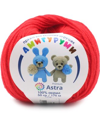 Пряжа Astra Premium 'Амигуруми' 50гр 175 м (100% акрил) (046 красный) арт. АРС-27031-1-АРС0001234615 Пряжа Astra Premium 'Амигуруми' 50гр 175 м (100% акрил) (046 красный) арт. АРС-27031-1-АРС0001234615