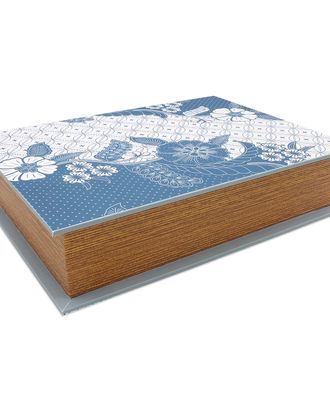 GF-YC011 Шкатулка-книга декоративная 'Бело-голубой орнамент' 35*26*8см, Hobby&Pro арт. АРС-30890-1-АРС0001239529 GF-YC011 Шкатулка-книга декоративная 'Бело-голубой орнамент' 35*26*8см, Hobby&Pro арт. АРС-30890-1-АРС0001239529