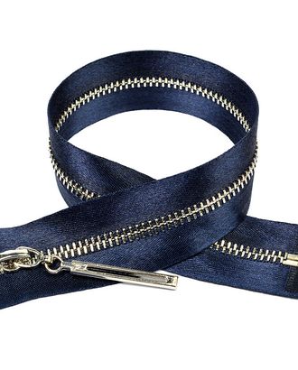 Молния MaxZipper мет. №3 никель атласная тесьма, 18см н/р цв.F330 синий арт. АРС-31201-1-АРС0001240031 Молния MaxZipper мет. №3 никель атласная тесьма, 18см н/р цв.F330 синий арт. АРС-31201-1-АРС0001240031