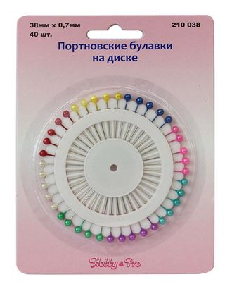 210038 Булавки портновские на диске, упак./ 40 шт., Hobby&Pro арт. АРС-16175-1-АРС0000805706 210038 Булавки портновские на диске, упак./ 40 шт., Hobby&Pro арт. АРС-16175-1-АРС0000805706