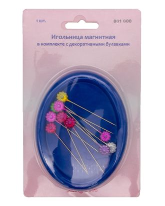 881000 Игольница магнитная в комплекте с декоративными булавками, Hobby&Pro арт. АРС-17316-1-АРС0000814024 881000 Игольница магнитная в комплекте с декоративными булавками, Hobby&Pro арт. АРС-17316-1-АРС0000814024