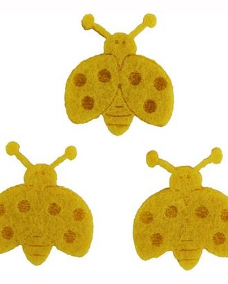61215660 Божьи коровки из фетра желтый 10шт Glorex арт. АРС-19645-1-АРС0000832064 61215660 Божьи коровки из фетра желтый 10шт Glorex арт. АРС-19645-1-АРС0000832064