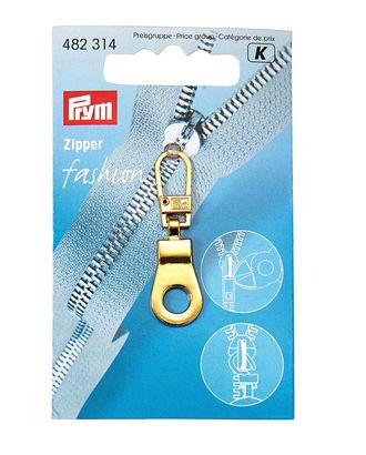 482314 Подвеска для молний, Люверс, металл, золотистый цв. Prym арт. АРС-20213-1-АРС0000836157 482314 Подвеска для молний, Люверс, металл, золотистый цв. Prym арт. АРС-20213-1-АРС0000836157