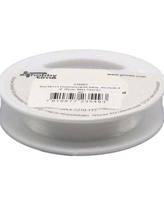 62210111 Нейлоновая нить, белый, d 0,15мм, 50м Glorex арт. АРС-21783-1-АРС0000905618 62210111 Нейлоновая нить, белый, d 0,15мм, 50м Glorex арт. АРС-21783-1-АРС0000905618