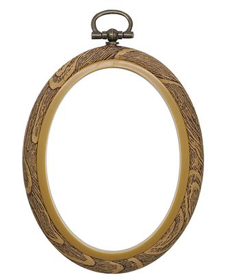 Пяльцы-рамка пласт. под дерево, овал, 10*14 см арт. АРС-22149-1-АРС0000938720 Пяльцы-рамка пласт. под дерево, овал, 10*14 см арт. АРС-22149-1-АРС0000938720