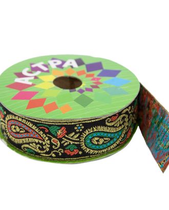 SR986 Тесьма жаккард ш.3см, 'Астра' (зеленый) арт. АРС-22272-1-АРС0000964854 SR986 Тесьма жаккард ш.3см, 'Астра' (зеленый) арт. АРС-22272-1-АРС0000964854