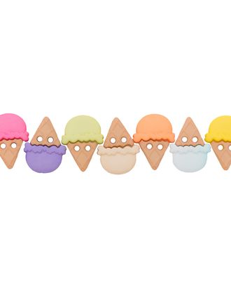 6933, Пуговицы-фигурки. Мороженое Dress It Up арт. АРС-22891-1-АРС0000991985 6933, Пуговицы-фигурки. Мороженое Dress It Up арт. АРС-22891-1-АРС0000991985
