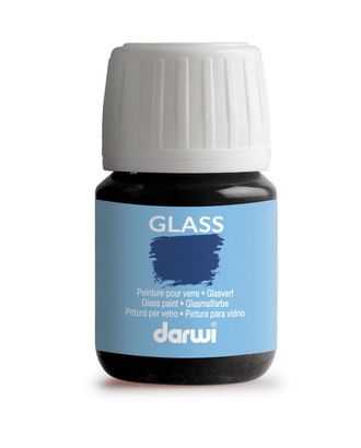 Купить Художественные краски DA0700030 Акриловая краска для стекла GLASS, 30 мл, Darwi (100 черный) арт. АРС-31988-1-АРС0001207037 оптом в Усть-Каменогорске