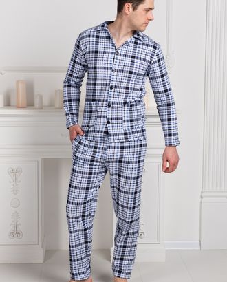 Пижама из футера Стив белый арт. АМД-1191-2-АМД17927665.00002 Пижама из футера Стив белый арт. АМД-1191-2-АМД17927665.00002
