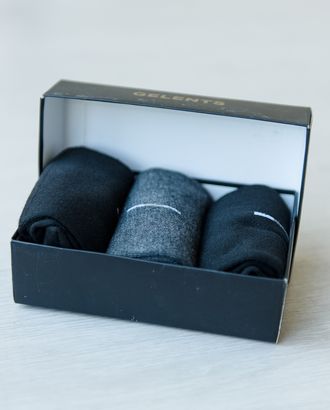 Купить Носки Набор высоких мужских носков из трех пар в коробке арт. АМД-771-1-АМД17927245.00001 оптом в Иваново