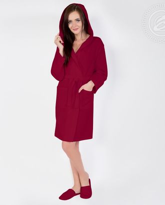 Бордо халат банный c капюшоном мод. 012.16.11 раз 2xl/3xl арт. АРТД-2902-1-АРТД0233364 Бордо халат банный c капюшоном мод. 012.16.11 раз 2xl/3xl арт. АРТД-2902-1-АРТД0233364