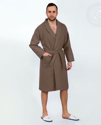 Коричневый халат банный мод. 011.16.11 раз 2xl/3xl арт. АРТД-1381-3-АРТД0247214 Коричневый халат банный мод. 011.16.11 раз 2xl/3xl арт. АРТД-1381-3-АРТД0247214