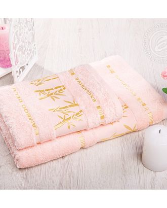 Бамбук самойловский текстиль комплект полотенец 50*90 70*140 персиковый арт. АРТД-3323-1-АРТД0258060 Бамбук самойловский текстиль комплект полотенец 50*90 70*140 персиковый арт. АРТД-3323-1-АРТД0258060