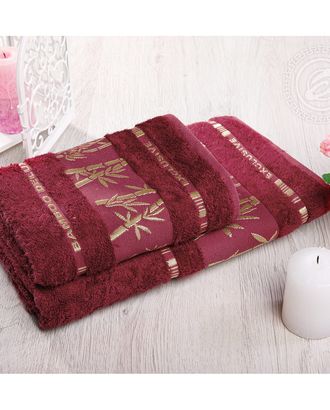 Бамбук самойловский текстиль комплект полотенец 50*90 70*140 бордо арт. АРТД-3240-1-АРТД0245977 Бамбук самойловский текстиль комплект полотенец 50*90 70*140 бордо арт. АРТД-3240-1-АРТД0245977