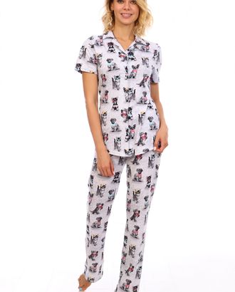 Костюм 1162 Котики (жакет кор.рукав + брюки) арт. ЕЛИЗ-637-10-ЕЛИЗ0014793 Костюм 1162 Котики (жакет кор.рукав + брюки) арт. ЕЛИЗ-637-10-ЕЛИЗ0014793