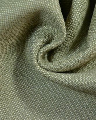 Ткань шерстяная костюмная, цвет: оливковый в мелкую бежевую клеточку арт. ГТ-3047-1-ГТ0021464 Ткань шерстяная костюмная, цвет: оливковый в мелкую бежевую клеточку арт. ГТ-3047-1-ГТ0021464