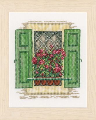 Набор для вышивания "Window with shutters" арт. ГЕЛ-10492-1-ГЕЛ0117079 Набор для вышивания "Window with shutters" арт. ГЕЛ-10492-1-ГЕЛ0117079
