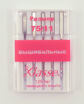 Иглы для бытовых швейных машин вышивальные №75 арт. ГЕЛ-20429-1-ГЕЛ0119033 Иглы для бытовых швейных машин вышивальные №75 арт. ГЕЛ-20429-1-ГЕЛ0119033