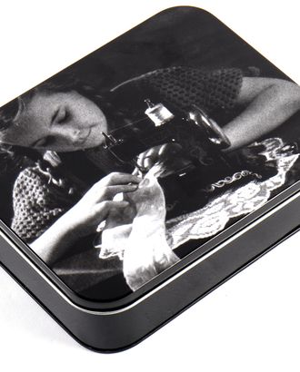 Металлическая коробочка для мелкой фурнитуры арт. ГЕЛ-15880-1-ГЕЛ0119122 Металлическая коробочка для мелкой фурнитуры арт. ГЕЛ-15880-1-ГЕЛ0119122