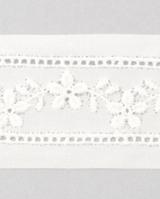Шитье-вышивка на батисте, прошва, 30 мм, цвет белый арт. ГЕЛ-22971-1-ГЕЛ0119789 Шитье-вышивка на батисте, прошва, 30 мм, цвет белый арт. ГЕЛ-22971-1-ГЕЛ0119789