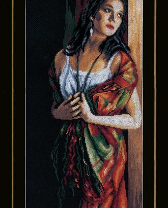 Набор для вышивания "Lady & Scarf" арт. ГЕЛ-10304-1-ГЕЛ0121184 Набор для вышивания "Lady & Scarf" арт. ГЕЛ-10304-1-ГЕЛ0121184