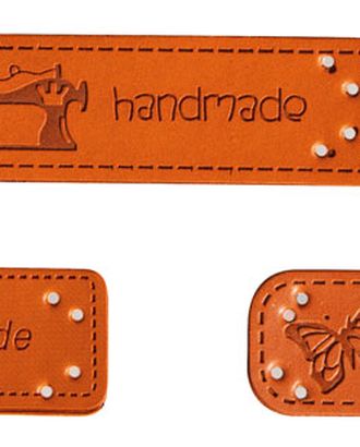 Бирка пришивная из искусственной кожи "Hand Made" арт. ГЕЛ-276-1-ГЕЛ0121507 Бирка пришивная из искусственной кожи "Hand Made" арт. ГЕЛ-276-1-ГЕЛ0121507