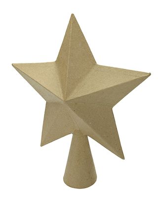 Наконечник "Звезда" из папье-маше арт. ГЕЛ-16197-1-ГЕЛ0128537 Наконечник "Звезда" из папье-маше арт. ГЕЛ-16197-1-ГЕЛ0128537
