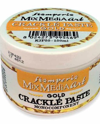 Паста для создания трещин, моно-компонент "Crackle Paste", серия "Mix Media" арт. ГЕЛ-18911-1-ГЕЛ0132656 Паста для создания трещин, моно-компонент "Crackle Paste", серия "Mix Media" арт. ГЕЛ-18911-1-ГЕЛ0132656