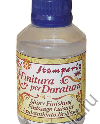 Лак финишный "Finitura per Doratura" для закрепления эффекта золочения арт. ГЕЛ-8636-1-ГЕЛ0028628 Лак финишный "Finitura per Doratura" для закрепления эффекта золочения арт. ГЕЛ-8636-1-ГЕЛ0028628