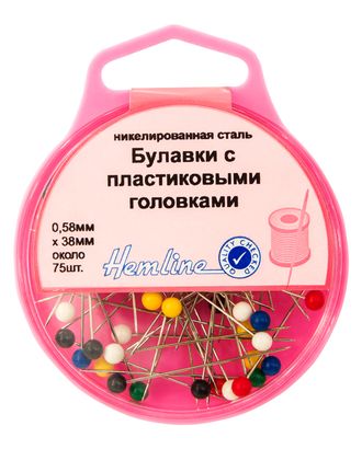 Булавки удлиненные с цветными пластиковыми головками в контейнере арт. ГЕЛ-3575-1-ГЕЛ0004534 Булавки удлиненные с цветными пластиковыми головками в контейнере арт. ГЕЛ-3575-1-ГЕЛ0004534