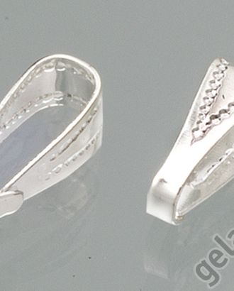Замок для кулона "Петелька" металлический, серебристый, 15 х 10 мм арт. ГЕЛ-20990-1-ГЕЛ0050879 Замок для кулона "Петелька" металлический, серебристый, 15 х 10 мм арт. ГЕЛ-20990-1-ГЕЛ0050879