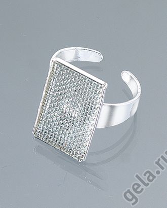 Заготовка для изготовления кольца, решетка-прямоугольник арт. ГЕЛ-4015-1-ГЕЛ0051178 Заготовка для изготовления кольца, решетка-прямоугольник арт. ГЕЛ-4015-1-ГЕЛ0051178