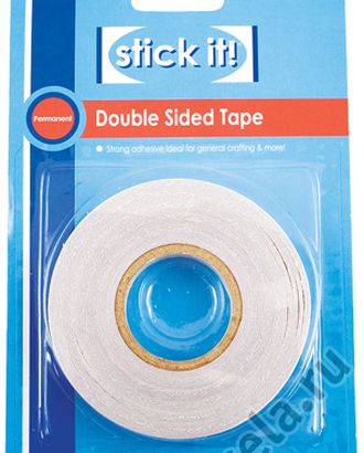 Клейкая лента, двусторонняя, STICK IT, 12 мм х 18 м арт. ГЕЛ-14028-1-ГЕЛ0053170 Клейкая лента, двусторонняя, STICK IT, 12 мм х 18 м арт. ГЕЛ-14028-1-ГЕЛ0053170