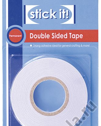 Клейкая лента, двусторонняя, STICK IT, 6 мм х 18 м арт. ГЕЛ-13516-1-ГЕЛ0053173 Клейкая лента, двусторонняя, STICK IT, 6 мм х 18 м арт. ГЕЛ-13516-1-ГЕЛ0053173