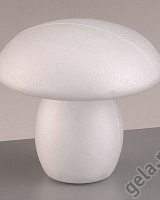 Форма из пенопласта "Гриб большой", длина 13 см арт. ГЕЛ-9724-1-ГЕЛ0055167 Форма из пенопласта "Гриб большой", длина 13 см арт. ГЕЛ-9724-1-ГЕЛ0055167