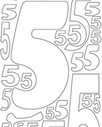 Наклейки контурные "Цифры с №5" арт. ГЕЛ-21206-1-ГЕЛ0058061 Наклейки контурные "Цифры с №5" арт. ГЕЛ-21206-1-ГЕЛ0058061