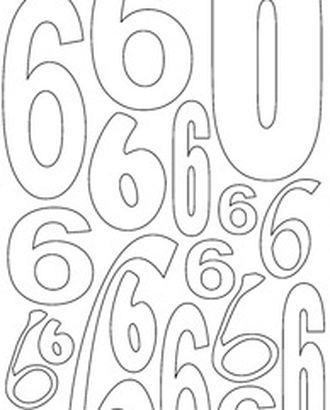 Наклейки контурные "Цифры с №6 " арт. ГЕЛ-22566-1-ГЕЛ0058081 Наклейки контурные "Цифры с №6 " арт. ГЕЛ-22566-1-ГЕЛ0058081