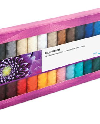 Набор с нитками Silk Finish в подарочной упаковке, 28 катушек арт. ГЕЛ-10160-1-ГЕЛ0060550 Набор с нитками Silk Finish в подарочной упаковке, 28 катушек арт. ГЕЛ-10160-1-ГЕЛ0060550