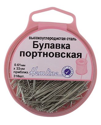 Булавки-гвоздики портновские в пластиковом контейнере арт. ГЕЛ-16274-1-ГЕЛ0062545 Булавки-гвоздики портновские в пластиковом контейнере арт. ГЕЛ-16274-1-ГЕЛ0062545
