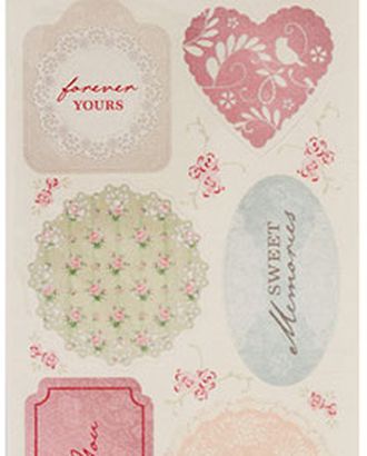 Наклейки тканевые Vintage Notes арт. ГЕЛ-20351-1-ГЕЛ0065495 Наклейки тканевые Vintage Notes арт. ГЕЛ-20351-1-ГЕЛ0065495