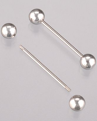 Стержень с резьбой для браслета с 2-двумя шариками арт. ГЕЛ-13353-1-ГЕЛ0066309 Стержень с резьбой для браслета с 2-двумя шариками арт. ГЕЛ-13353-1-ГЕЛ0066309