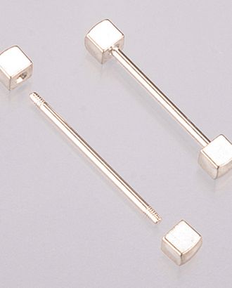 Стержень с резьбой для браслета с 2-двумя кубиками арт. ГЕЛ-22324-1-ГЕЛ0066311 Стержень с резьбой для браслета с 2-двумя кубиками арт. ГЕЛ-22324-1-ГЕЛ0066311