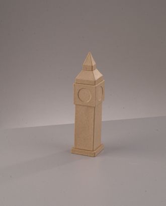 Заготовка из папье-маше "Биг Бэн", бумага, 5,5 x 5,5 x 22 см арт. ГЕЛ-14607-1-ГЕЛ0066319 Заготовка из папье-маше "Биг Бэн", бумага, 5,5 x 5,5 x 22 см арт. ГЕЛ-14607-1-ГЕЛ0066319