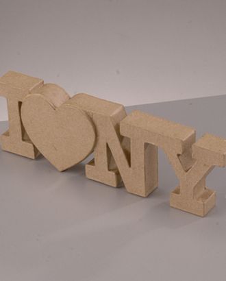 Заготовка из папье-маше "Я люблю ..." бумага, 20,5 x 6,2 x 2 см арт. ГЕЛ-12697-1-ГЕЛ0066325 Заготовка из папье-маше "Я люблю ..." бумага, 20,5 x 6,2 x 2 см арт. ГЕЛ-12697-1-ГЕЛ0066325