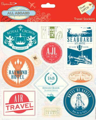 Наклейки путешественника All Aboard арт. ГЕЛ-11010-1-ГЕЛ0066720 Наклейки путешественника All Aboard арт. ГЕЛ-11010-1-ГЕЛ0066720