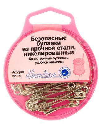 Булавки английские в пластиковом контейнере арт. ГЕЛ-13787-1-ГЕЛ0000700 Булавки английские в пластиковом контейнере арт. ГЕЛ-13787-1-ГЕЛ0000700
